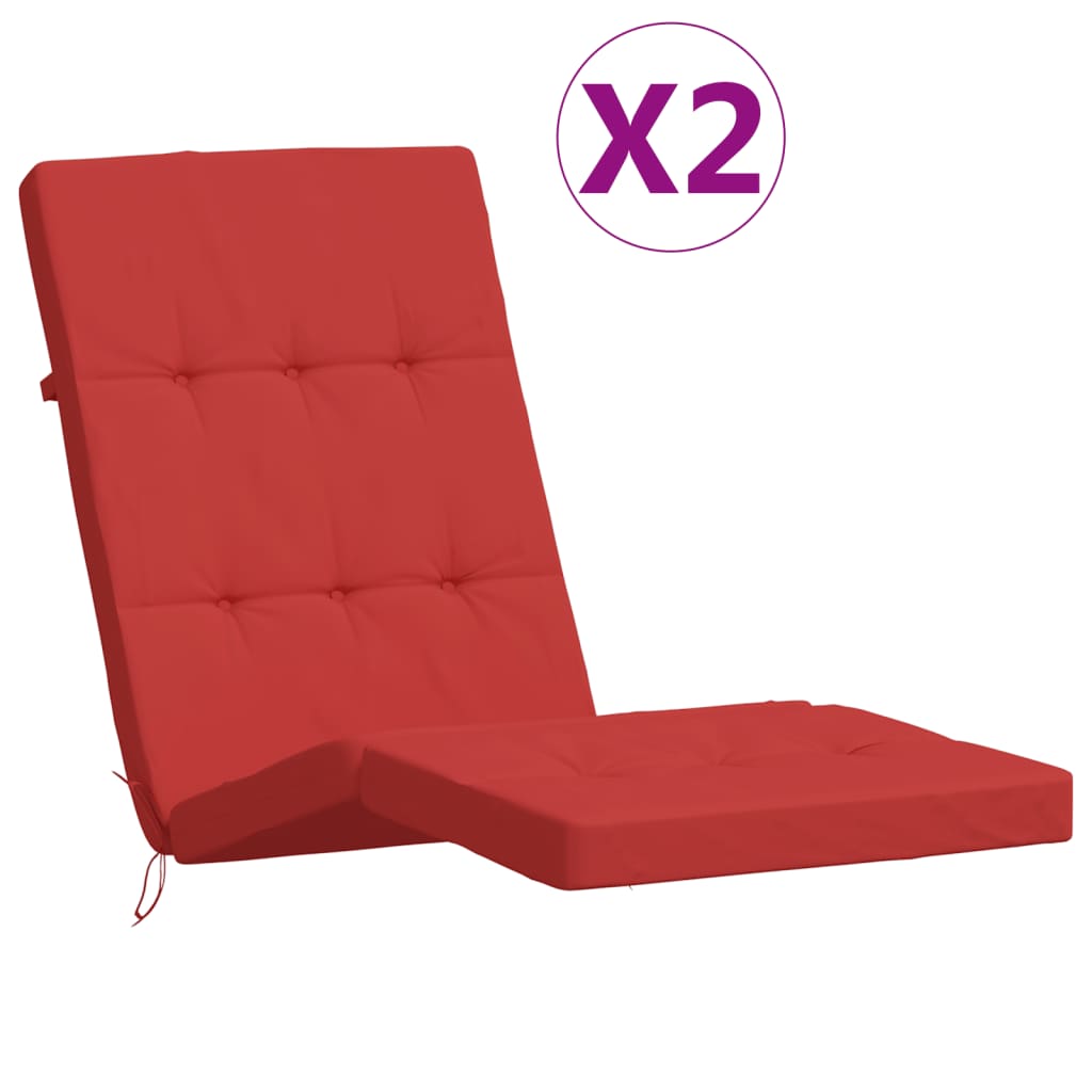 Vidaxx Patio Stol Puder 2 PCS Oxford Fabric Red