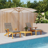 Vidaxx Patio Stol Puder 2 PCS Oxford Fabric Taupe