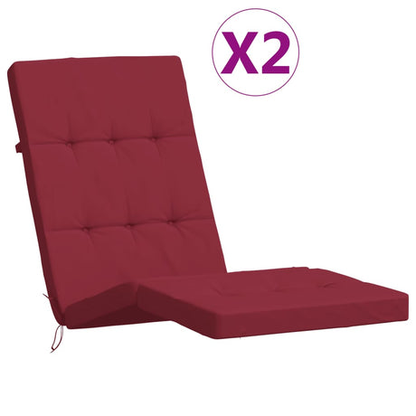 Vidaxx Patio Stol Puder 2 PCS Oxford Fabric Wine Red