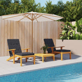 Vidaxx Patio Stol Puder 2 PCS Diamond Mønster Oxford Stof sort
