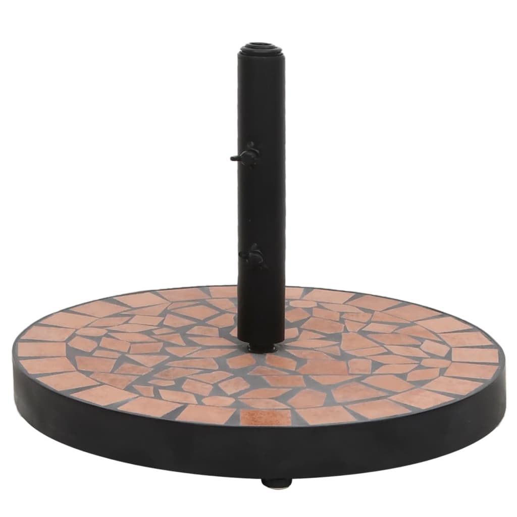 Vidaxx Parasol Base Round 12 kg Terracotta farvet