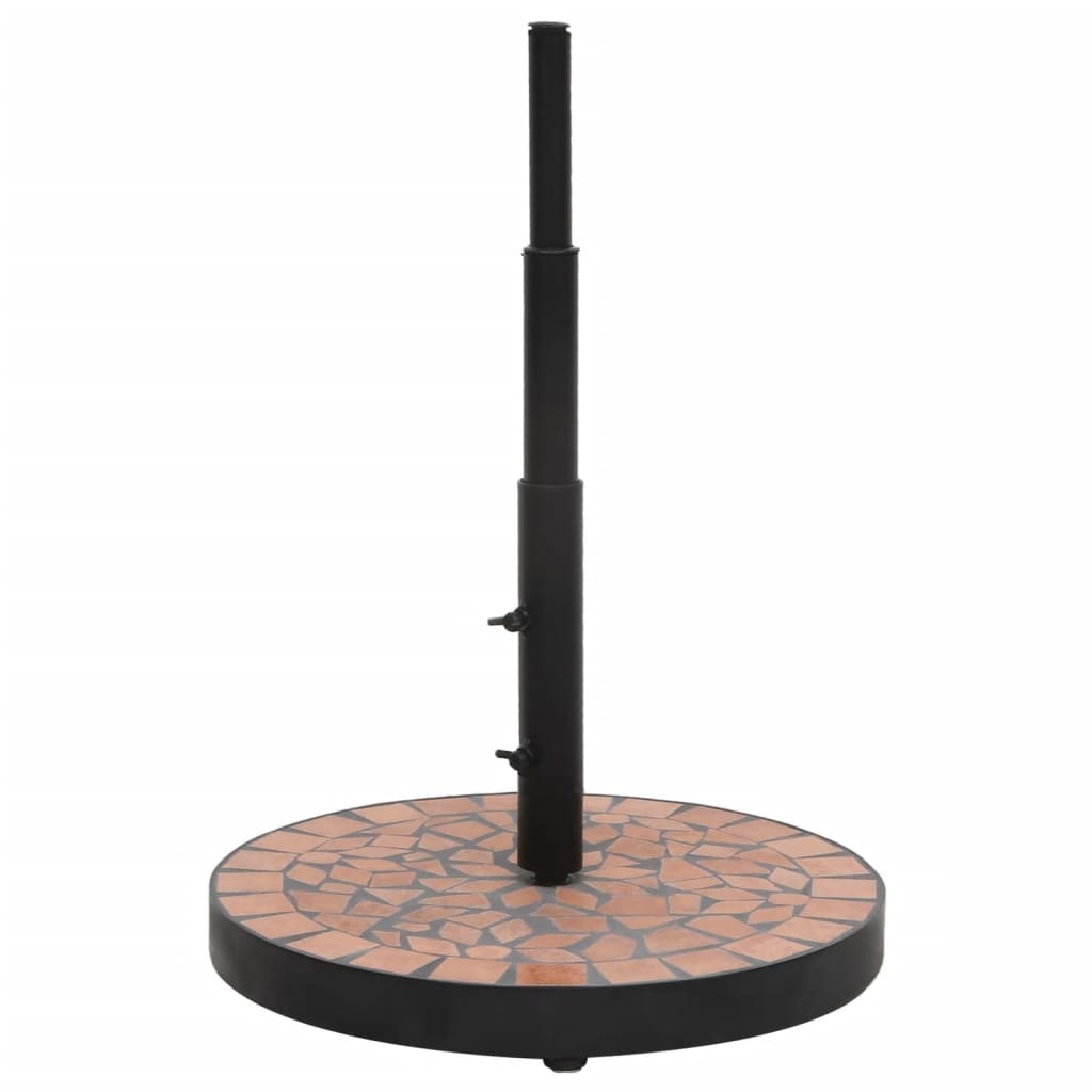 Vidaxx Parasol Base Round 12 kg Terracotta farvet