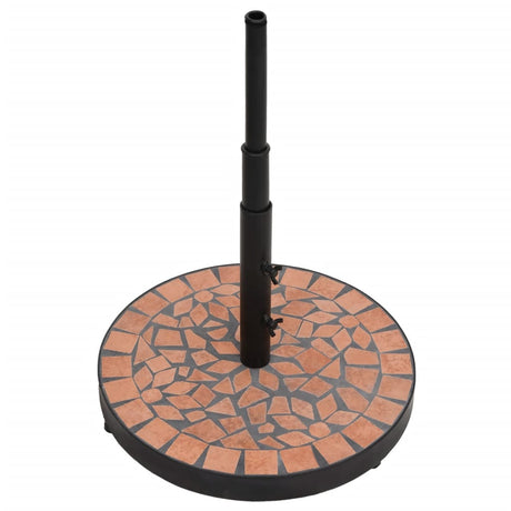 Vidaxx Parasol Base Round 12 kg Terracotta farvet