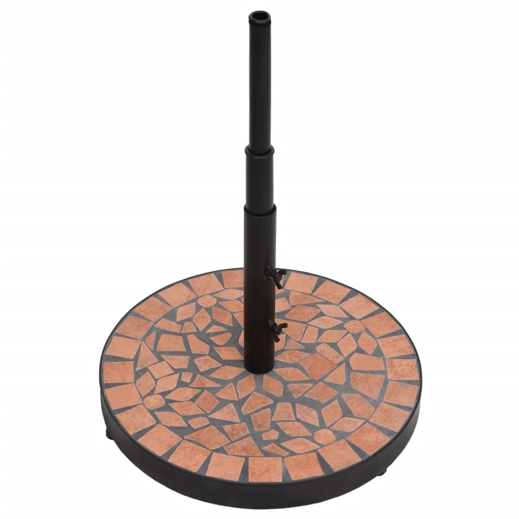 Vidaxx Parasol Base Round 12 kg Terracotta farvet