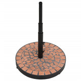 Vidaxx Parasol Base Round 12 kg Terracotta farvet