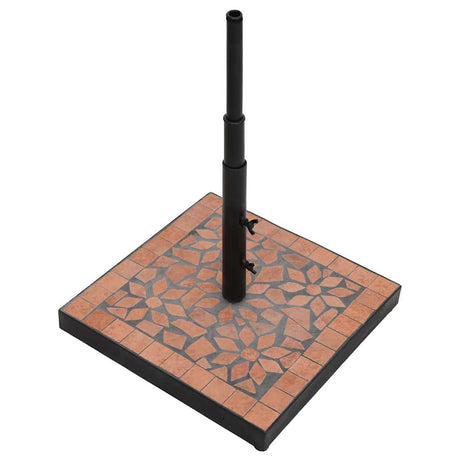 Vidaxx Parasol Base Square 12 kg Terracotta farvet