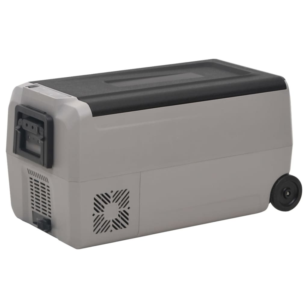 Vidaxx cool kasse med hjul og håndtag 36 L polypropylen sort og grå