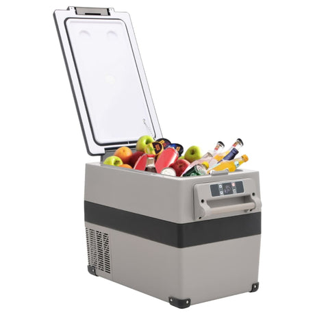 Vidaxx Cool Box med håndtag 55 l pp pe sort og grå
