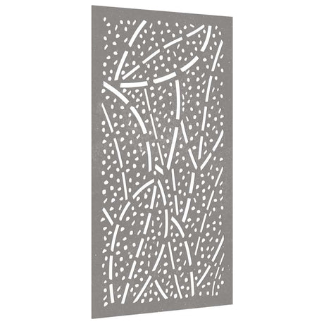 Vidaxxl vægdekoration haveblad design 105x55 cm corten stål