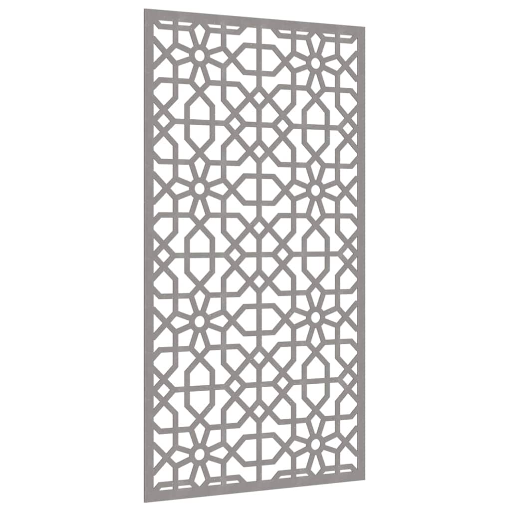 Vidaxl wanddecoratie tuin moors ontwerp 105x55 cm cortenstaal