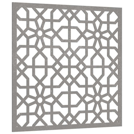 VidaXL vægdekoration have maurisk design 55x55 cm corten stål