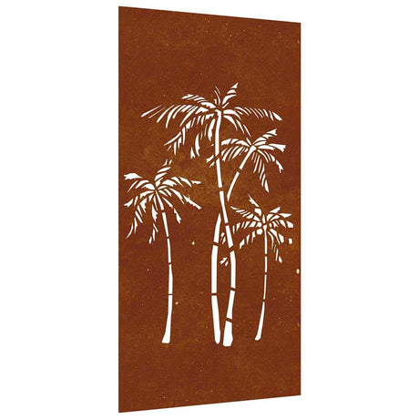 Vidaxx vægdekoration havepalme design 105x55 cm corten stål