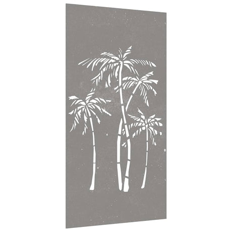 Vidaxx vægdekoration havepalme design 105x55 cm corten stål