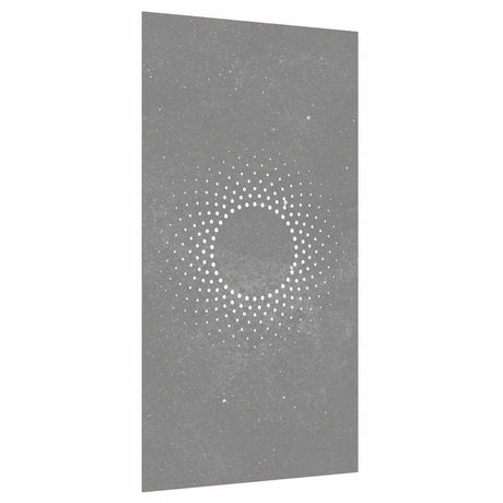 Vidaxl Wall Decoration Garden Sun Design 105x55 cm Corten Steel