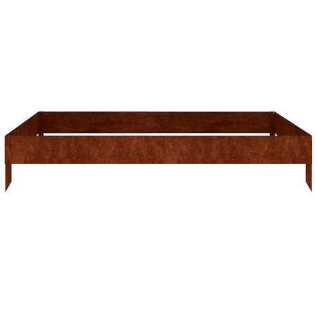 Vidaxx planter hævet 100x100x18,5 cm Corten Steel
