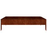 Vidaxx planter hævet 100x100x26 cm corten stål