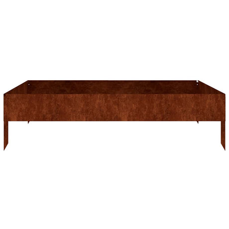 Vidaxx planter hævet 100x100x26 cm corten stål