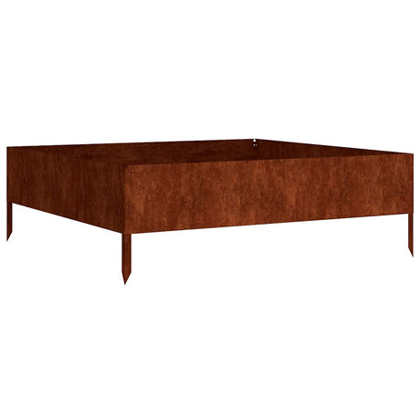 Vidaxx planter hævet 100x100x33,5 cm corten stål
