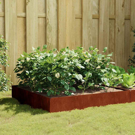 Vidaxx planter hævet 100x100x33,5 cm corten stål