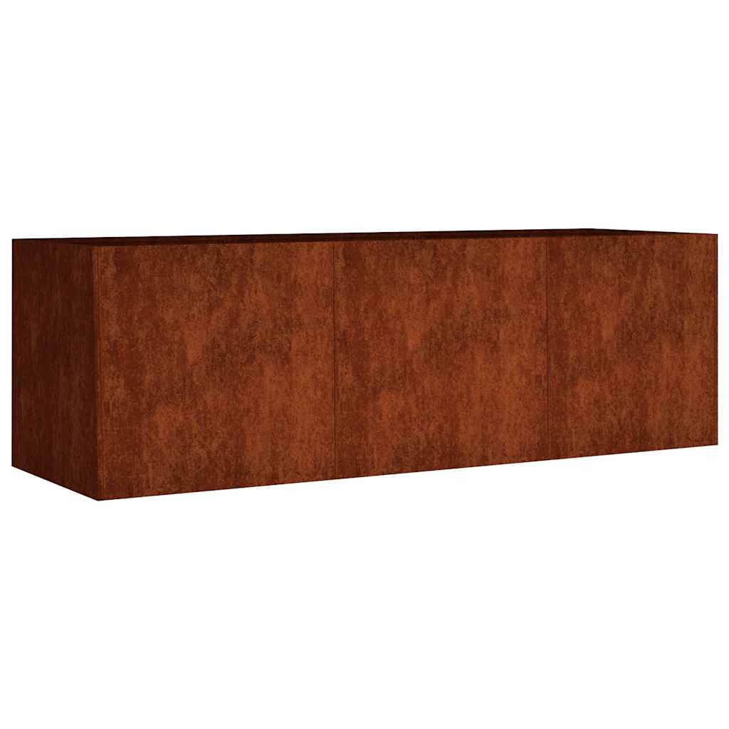 Vidaxl Planter hævede 120x40x40 cm Corten Steel