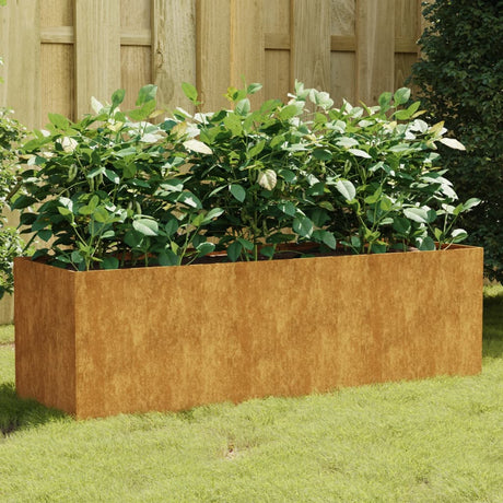 Vidaxl Planter hævede 120x40x40 cm Corten Steel