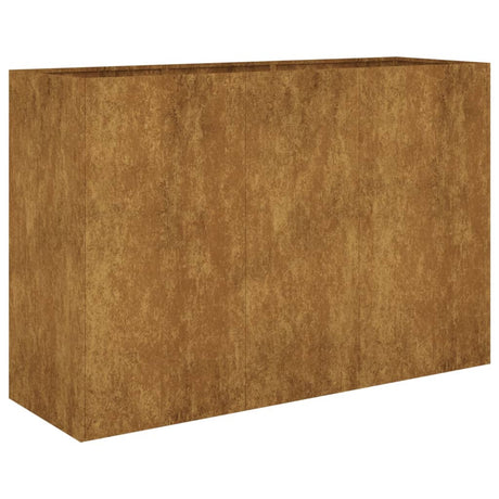 VidaXL plantekasse hævet 120x40x80 cm cortenstål