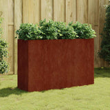 VidaXL plantekasse hævet 120x40x80 cm cortenstål