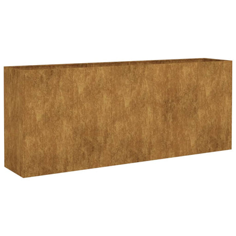 VidaXL plantekasse hævet 200x40x80 cm cortenstål