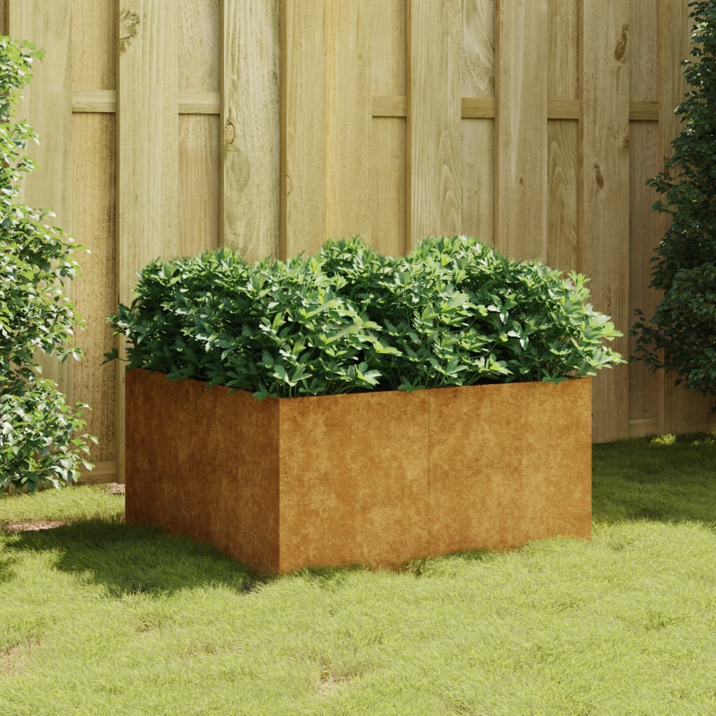 Vidaxx planter 80x80x40 cm Corten Steel