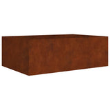 Vidaxl Planter hævede 120x80x40 cm Corten Steel