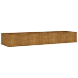 Vidaxl Planter hævet 280x80x40 cm Corten Steel