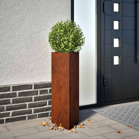 VIDAXX PLANTER 30X26X75 cm Corten Steel