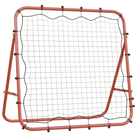 Vidaxl Fodboldbukseback Rebounder Justerbar 96x80x96 cm stål og PE