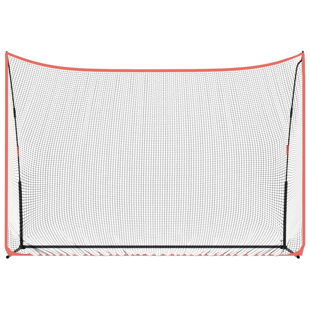 Vidaxl Golf Training Network 305x91x213 cm polyester sort og rød