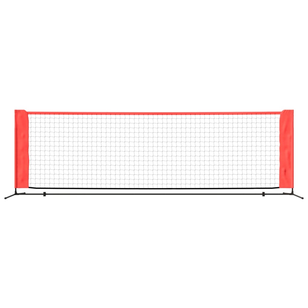 Vidaxl Tennisnet 300x100x87 cm polyester sort og rød