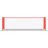 Vidaxl Tennisnet 300x100x87 cm polyester sort og rød