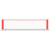 Vidaxl Tennisnet 400x100x87 cm polyester sort og rød