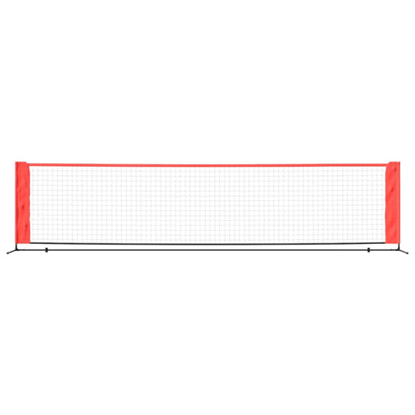 Vidaxl Tennisnet 400x100x87 cm polyester sort og rød
