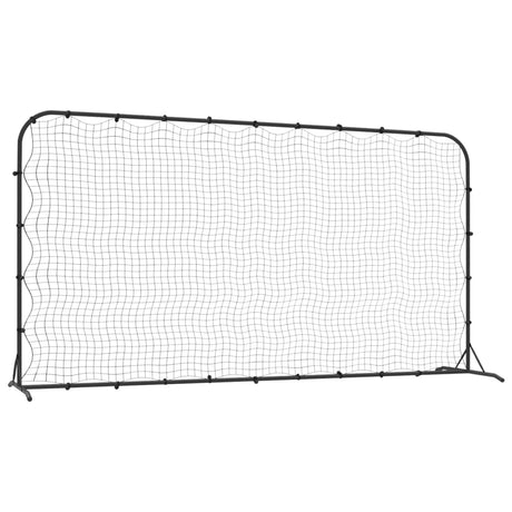 Vidaxl Football Rebounder 366x90x183 cm HDPE sort