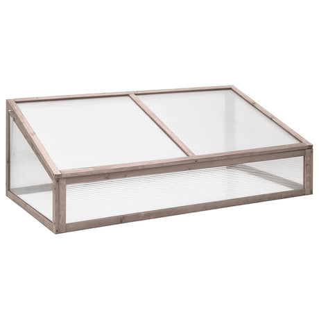 Vidaxx drivhus 110x56x39 cm gråt fyrretræ