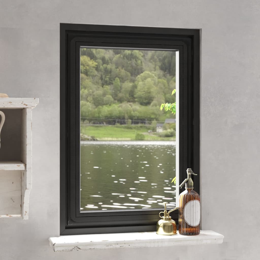 Vidaxx Insektskærm til Windows Magnetic 80x120 cm Anthracite