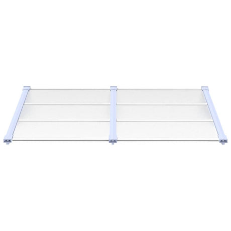 VIDAXX Dørbaldakin 152,5x90 cm polycarbonatgrå og gennemsigtig