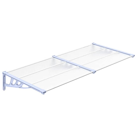Vidaxx Door Canopy 199x90 cm polycarbonatgrå og gennemsigtig