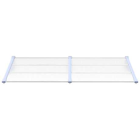 Vidaxx Door Canopy 199x90 cm polycarbonatgrå og gennemsigtig