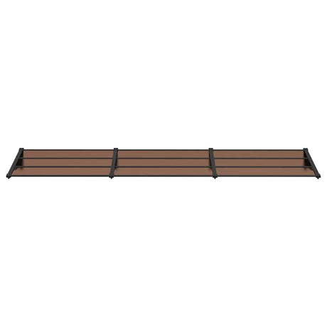 VIDAXX Dørbaldakin 358,5x90 cm polycarbonat sort