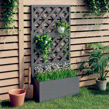 Vidaxl Planter med Trellis 65x33x135 cm HKC
