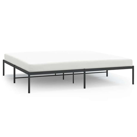 Vidaxl bedframe metaal zwart 200x200 cm