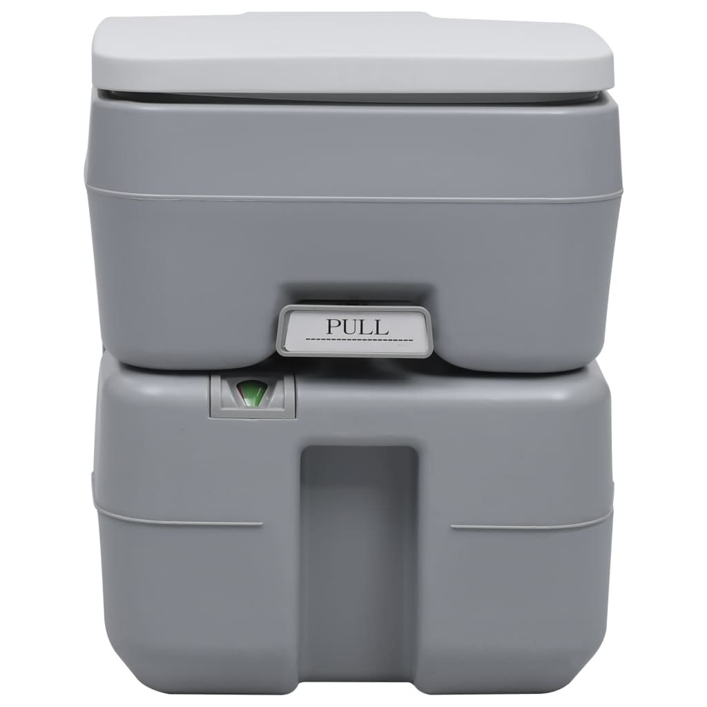 Vidaxl camping toilet og vandtank sæt bærbart