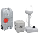 Vidaxl camping toilet og vask med vandtank