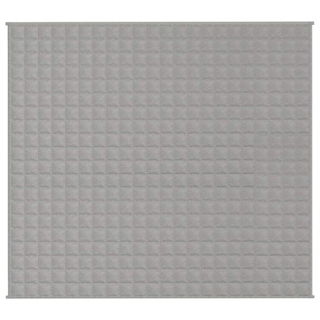 Vidaxx vægtet tæppe 200x220 cm 13 kg stof grå